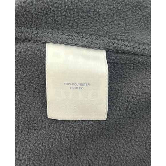 Lands End 1/4 Zip Pullover‎ Fleece Sweater Womens Size Medium 10-12 Black - Picture 4 of 6